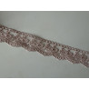 Dentelle rose  de 2,5 cm en largeur